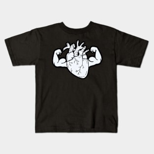 Heart with big muscles Kids T-Shirt